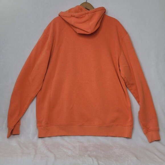 Noble Outfitters Hoodie Men's Orange Large Hooded Sweatshirt Workwear - Picture 2 of 12